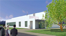A computer generated image of the new Ames Sensitive Instrument Facility.