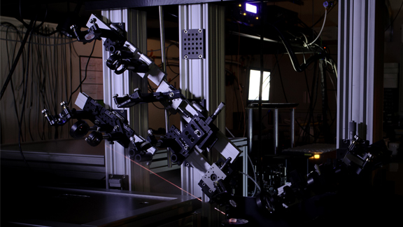 An photo of a high-resolution sum frequency generation spectrometer.