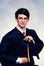 A past picture of 1992 National Science Bowl Champion Jason Tumlinson.
