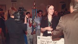 Kay Aull, 2003 National Science Bowl&reg; Champion. 