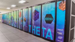 Theta, Argonne&rsquo;s most recent supercomputer, launched in July 2017. 