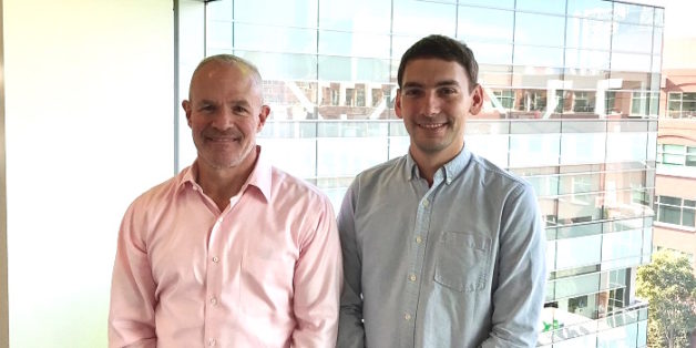 JBEI researchers Jay Keasling (left) and Itay Budin. (Credit: Irina Silva/Berkeley Lab)