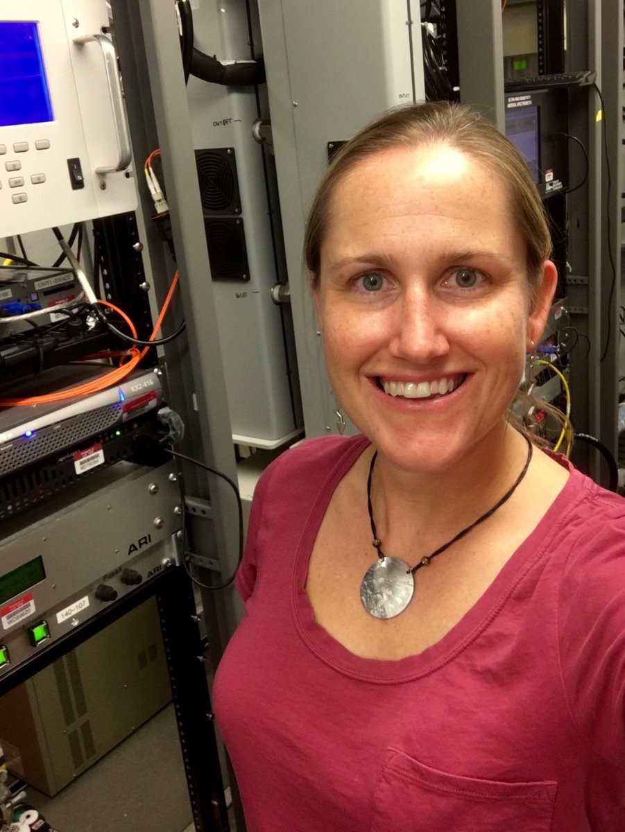 Allison C. Aiken brings her innovative aerosol chemistry background and eight years of ARM data experience to the User Executive Committee. Photos are from ARM and Aiken.