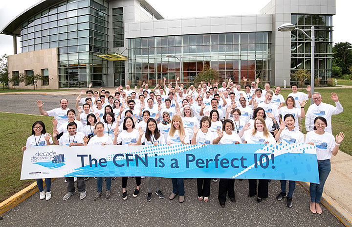 The Center for Functional Nanomaterials hosted a day-long event held in recognition of its first 10 years of operations