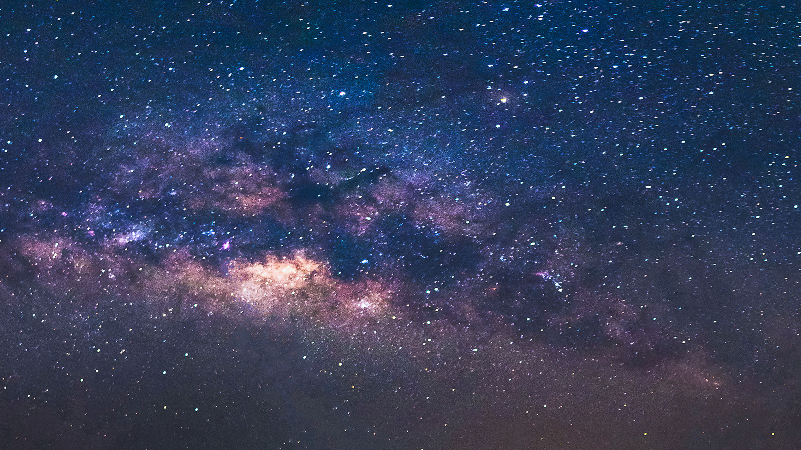 Night scene milky way background