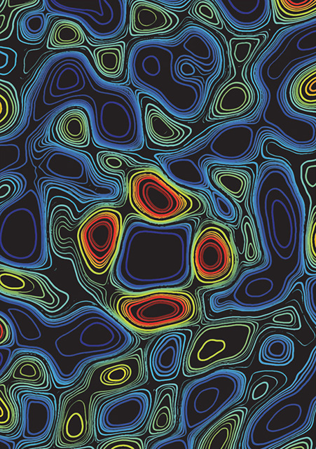 Scanning tunneling microscopy (STM) experiments have been used to visualize the formation of composite particles called “heavy electrons” with the lowering of temperature.