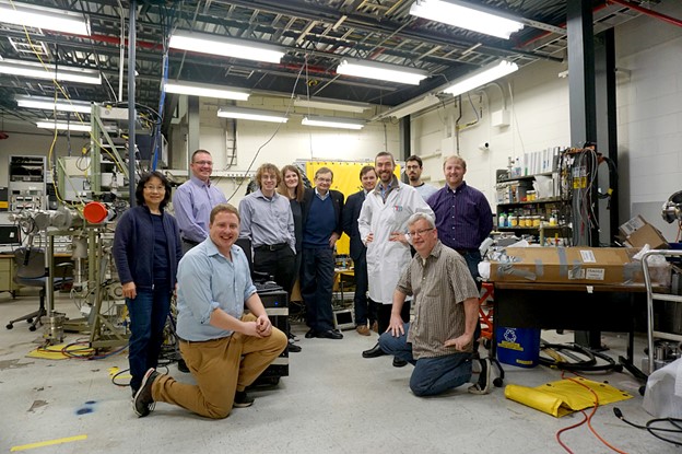 The Potassium Decay (KDK) Collaboration used the KDK array to detect a previously unmeasured process in the radioactive decay of potassium-40 to argon-40 involving a rare type of electron capture. 